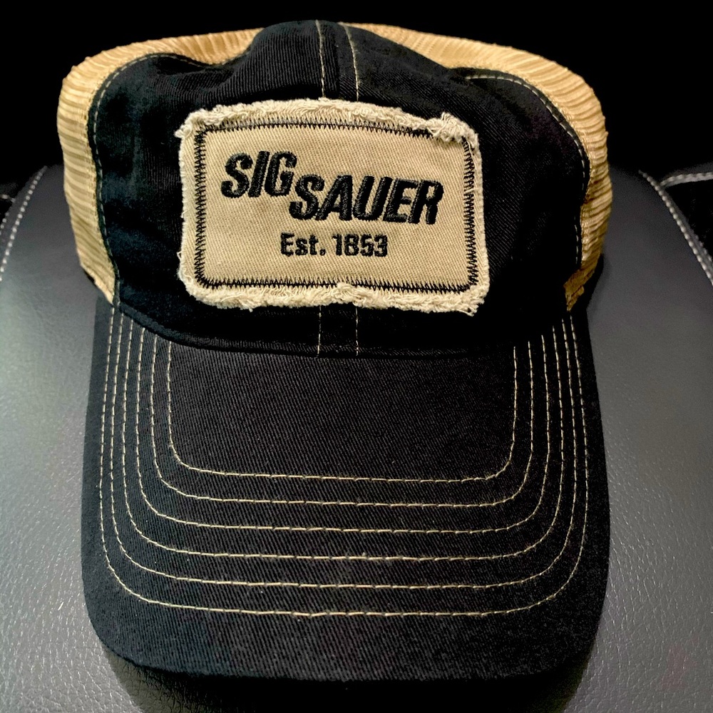Original SIG Sauer Trucker Style Snap Back Hat